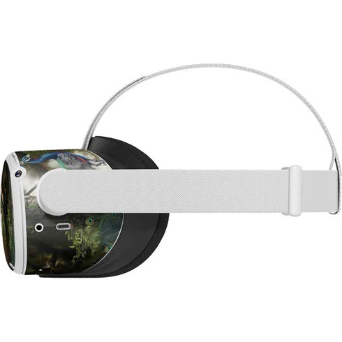 Woman with Peacocks by Nene Thomas Oculus Quest 2 Skin