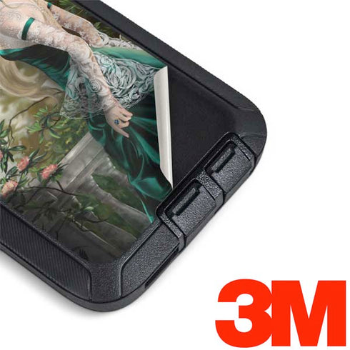 Woman with Peacocks by Nene Thomas Otterbox Defender Galaxy Skin