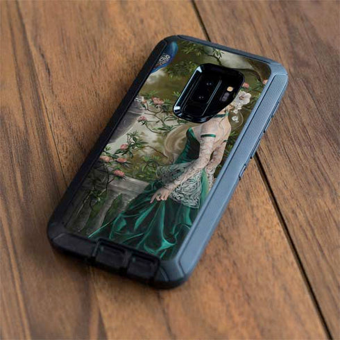 Woman with Peacocks by Nene Thomas Otterbox Defender Galaxy Skin