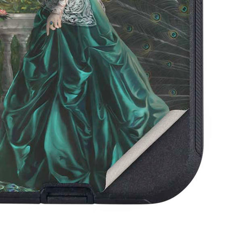 Woman with Peacocks by Nene Thomas Otterbox Defender iPhone Skin