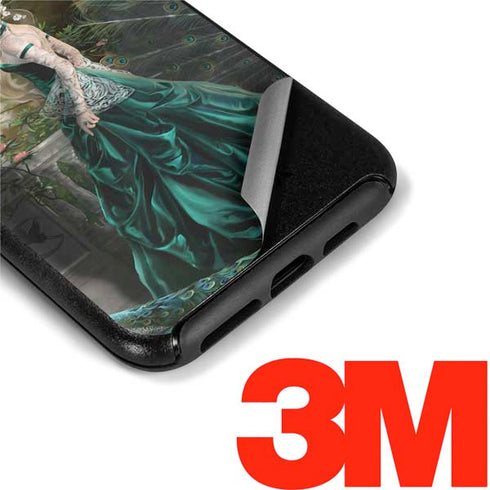 Woman with Peacocks by Nene Thomas Otterbox Symmetry iPhone Skin