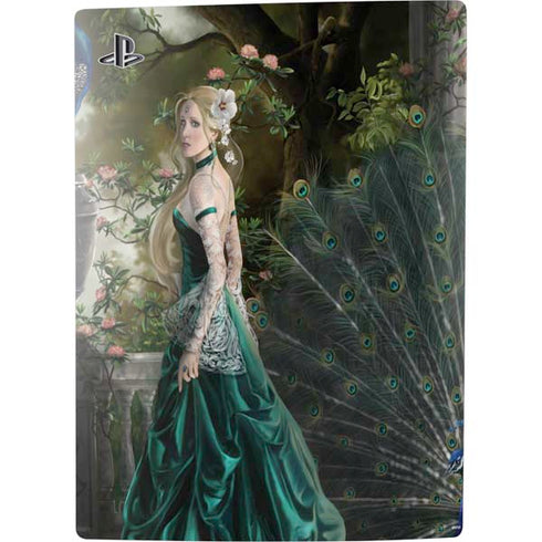 Woman with Peacocks by Nene Thomas PS5 Digital Edition Console Skin