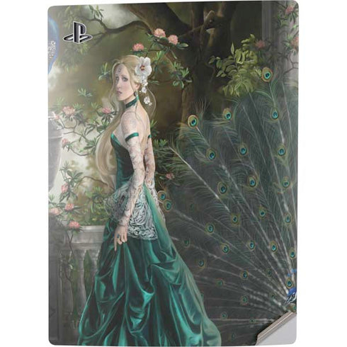 Woman with Peacocks by Nene Thomas PS5 Digital Edition Console Skin