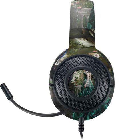 Woman with Peacocks by Nene Thomas Razer Kraken X Skin