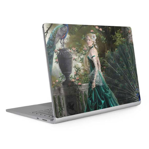 Woman with Peacocks by Nene Thomas Surface Book 2 15in Skin