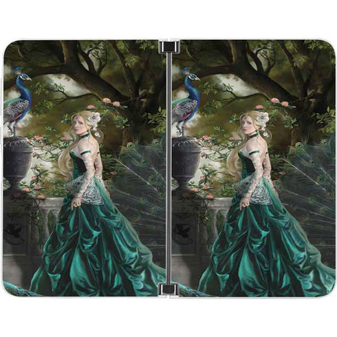 Woman with Peacocks by Nene Thomas Surface Duo Skin