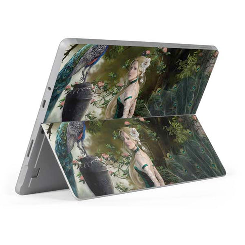 Woman with Peacocks by Nene Thomas Surface Go Skin