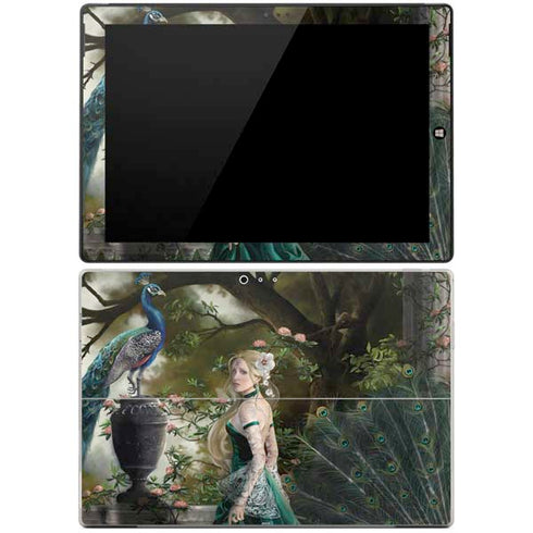 Woman with Peacocks by Nene Thomas Surface Pro 3 Skin