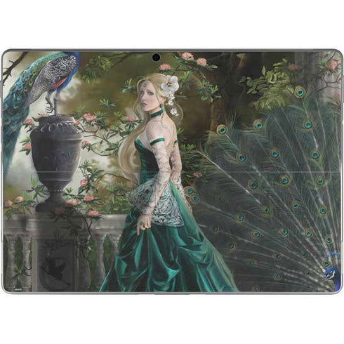 Woman with Peacocks by Nene Thomas Surface Pro 9 Skin