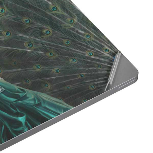 Woman with Peacocks by Nene Thomas Universal Laptop 11in (8.8 x 6.2in) Skin