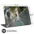 Woman with Peacocks by Nene Thomas Universal Laptop 14in (11.4 x 8.2in) Skin