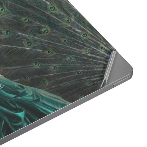 Woman with Peacocks by Nene Thomas Universal Laptop 15in (12.2 x 8.8in) Skin