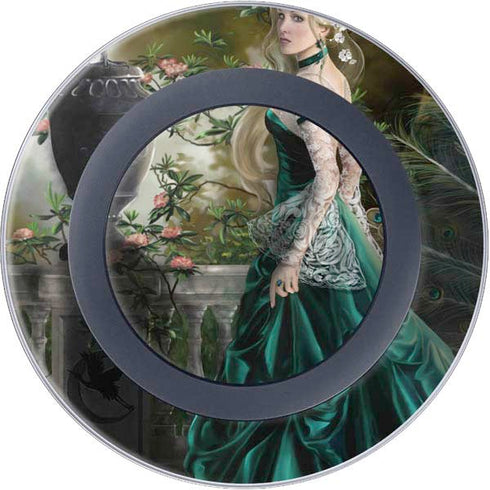 Woman with Peacocks by Nene Thomas Wireless Charger Skin