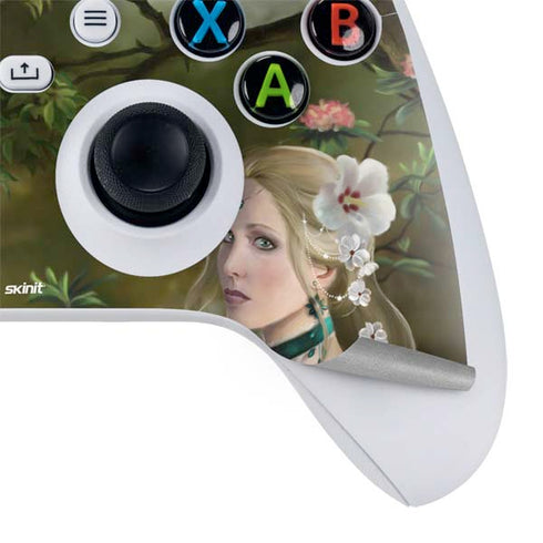 Woman with Peacocks by Nene Thomas Xbox Series S Controller Skin
