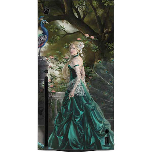 Woman with Peacocks by Nene Thomas Xbox Series X Console Skin
