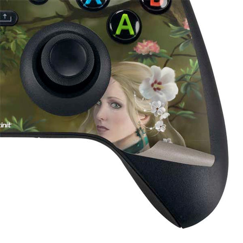 Woman with Peacocks by Nene Thomas Xbox Series X Controller Skin