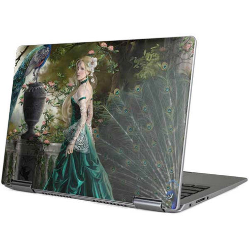 Woman with Peacocks by Nene Thomas Yoga 710 14in Skin