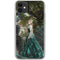 Woman with Peacocks by Nene Thomas iPhone 11 Clear Case