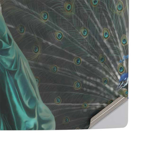 Woman with Peacocks by Nene Thomas PS5 Slim Digital Edition Console Skin