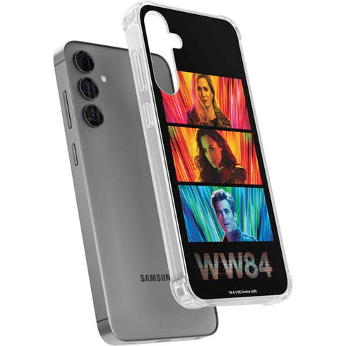 Wonder Woman 1984 (2020) Characters Poster Galaxy S24 Plus Clear Case