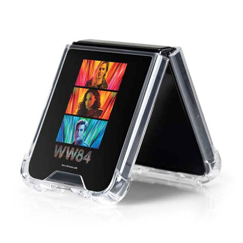 Wonder Woman 1984 (2020) Characters Poster Galaxy Z Flip5 5G Clear Case