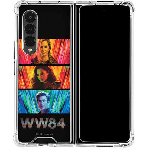 Wonder Woman 1984 (2020) Characters Poster Galaxy Z Fold4 5G Clear Case