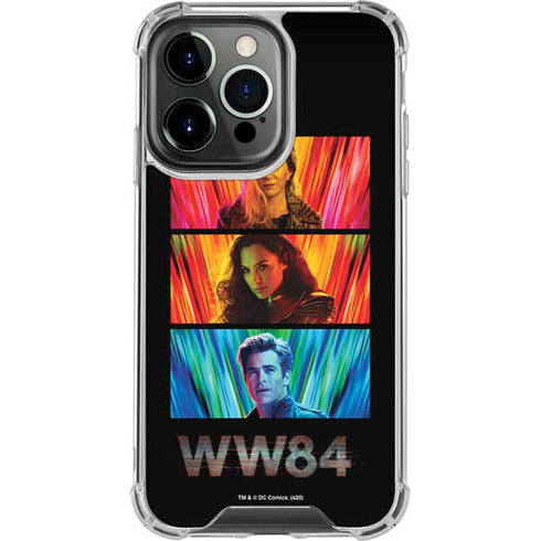 Wonder Woman 1984 (2020) Characters Poster iPhone 15 Pro Clear Case