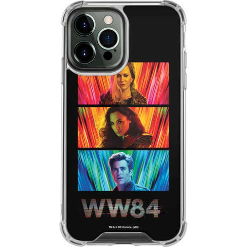 Wonder Woman 1984 (2020) Characters Poster iPhone 14 Pro Max Clear Case