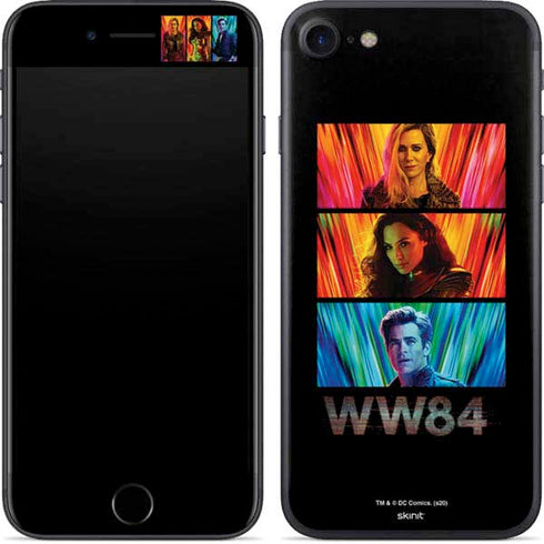 Wonder Woman 1984 (2020) Characters Poster iPhone SE (2nd & 3rd Gen) Skin