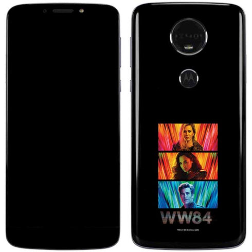 Wonder Woman 1984 (2020) Characters Poster Moto E5 Plus Skin