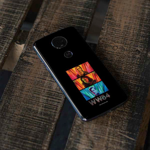 Wonder Woman 1984 (2020) Characters Poster Moto E5 Plus Skin