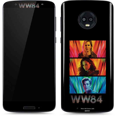 Wonder Woman 1984 (2020) Characters Poster Moto G6 Skin