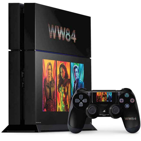 Wonder Woman 1984 (2020) Characters Poster PS4 Console and Controller Bundle Skin