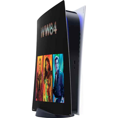 Wonder Woman 1984 (2020) Characters Poster PS5 Digital Edition Console Skin