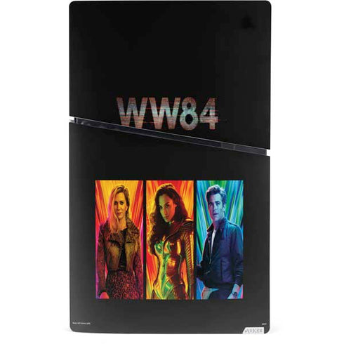 Wonder Woman 1984 (2020) Characters Poster PS5 Slim Digital Edition Bundle Skin