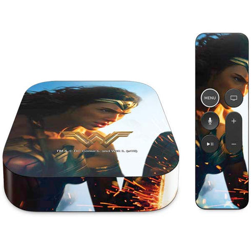 DC Comics Wonder Woman Action Pose Poster Apple TV Skin