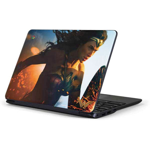 DC Comics Wonder Woman Action Pose Poster Samsung Chromebook Skin