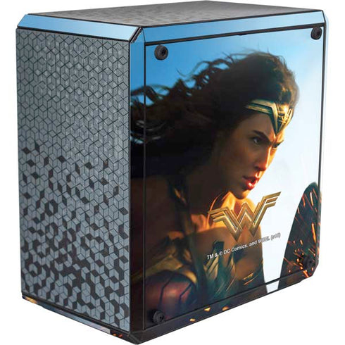 DC Comics Wonder Woman Action Pose Poster Cooler Master MasterBox Q300L Mini Tower Skin