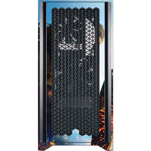 DC Comics Wonder Woman Action Pose Poster Corsair 4000D Tempered Glass Mid-Tower ATX Case Skin