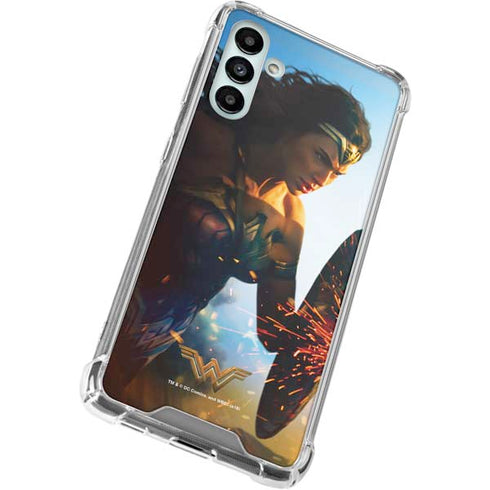 DC Comics Wonder Woman Action Pose Poster Galaxy A13 5G Clear Case