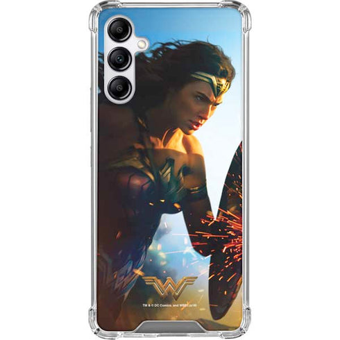 DC Comics Wonder Woman Action Pose Poster Galaxy A15 5G Clear Case