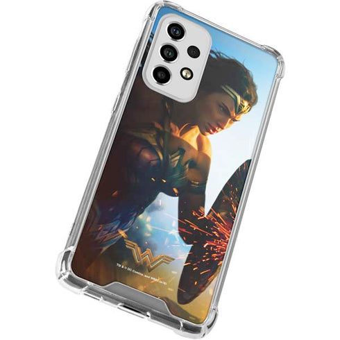 DC Comics Wonder Woman Action Pose Poster Galaxy A53 5G Clear Case