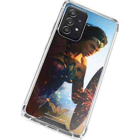 DC Comics Wonder Woman Action Pose Poster Galaxy A72 5G Clear Case