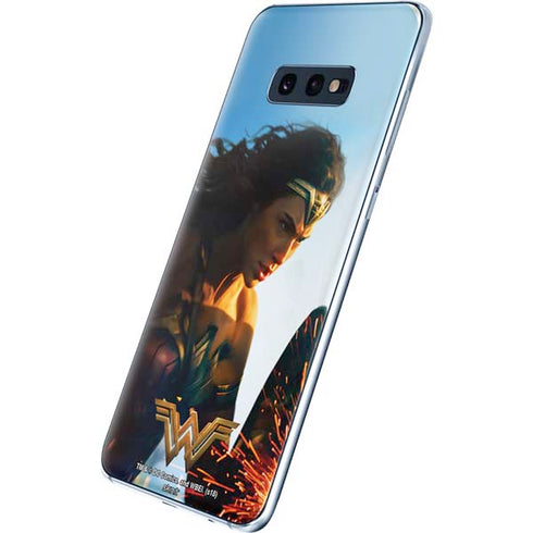 DC Comics Wonder Woman Action Pose Poster Galaxy S10e Skin