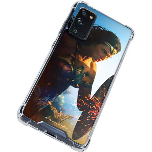 DC Comics Wonder Woman Action Pose Poster Galaxy S20 FE Clear Case