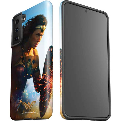 DC Comics Wonder Woman Action Pose Poster Galaxy S21 Plus 5G Pro Case