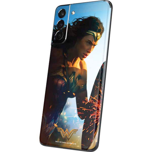 DC Comics Wonder Woman Action Pose Poster Galaxy S21 Plus 5G Skin