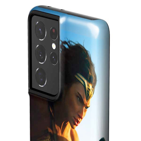 DC Comics Wonder Woman Action Pose Poster Galaxy S21 Ultra 5G Pro Case