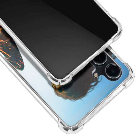 DC Comics Wonder Woman Action Pose Poster Galaxy S23 FE Clear Case