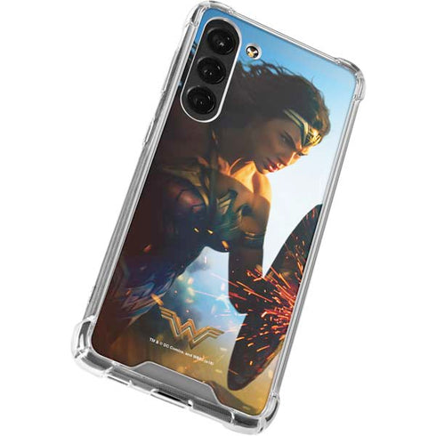 DC Comics Wonder Woman Action Pose Poster Galaxy S23 Plus Clear Case